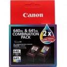 Canon PG-640XL CL-641XL Printer Ink Cartridge Twin Pack