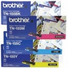 Brother TN155 Colour Genuine Toner Cartridge 4 Pack - TN-155CL4PK